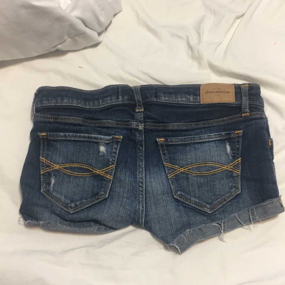 denim short jean shorts from abercrombie kids. - Picture 4 of 4
